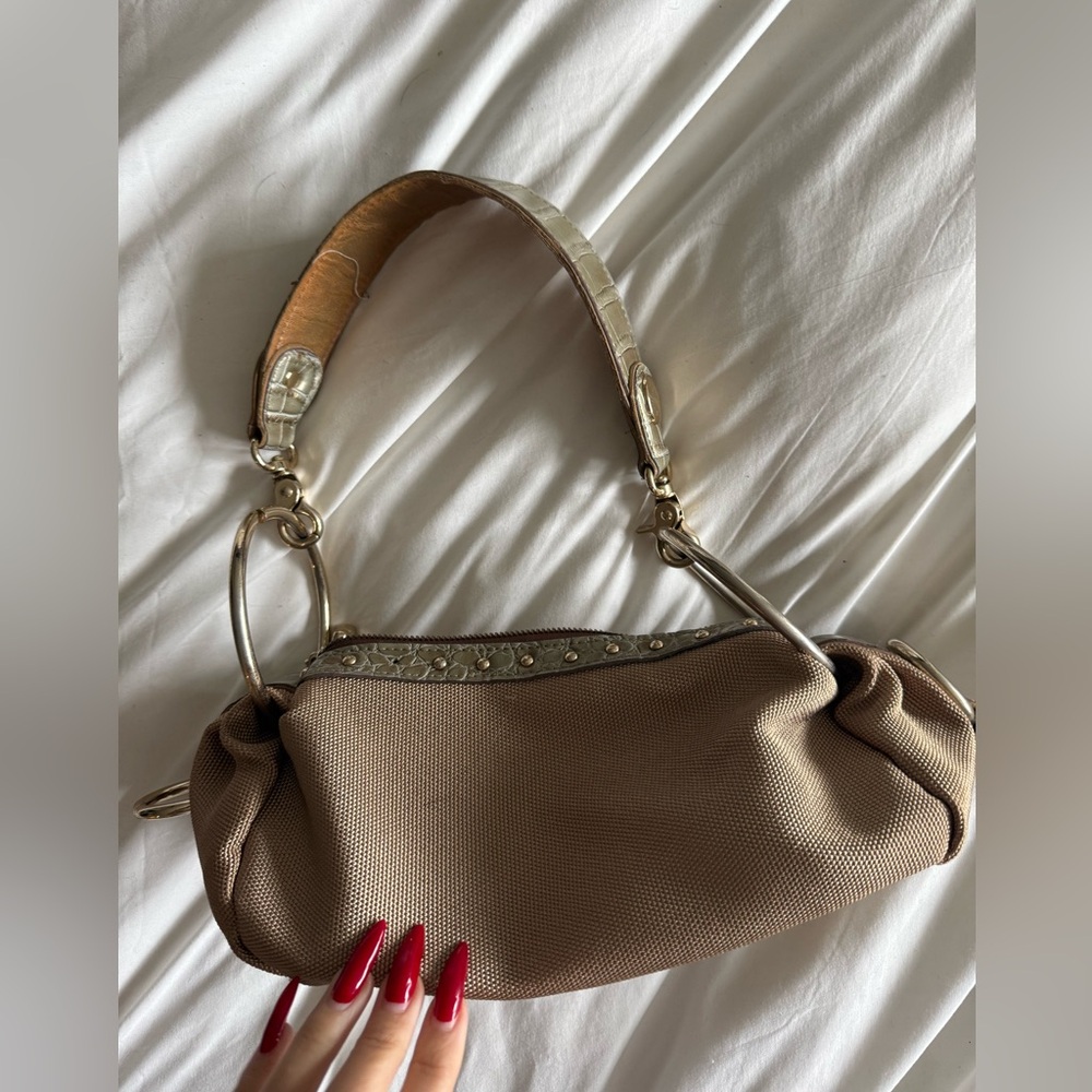 Elegant Tan Women's Shoulder Bag y2k 90s bag - Picture 1 of 5